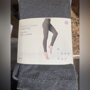 A New Day Charcoal Fleece-Lined Leggings